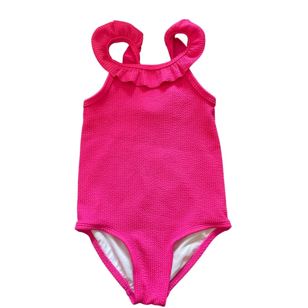 CARTER’S Pink One Piece Ruffle Swimsuit SIZE 2T